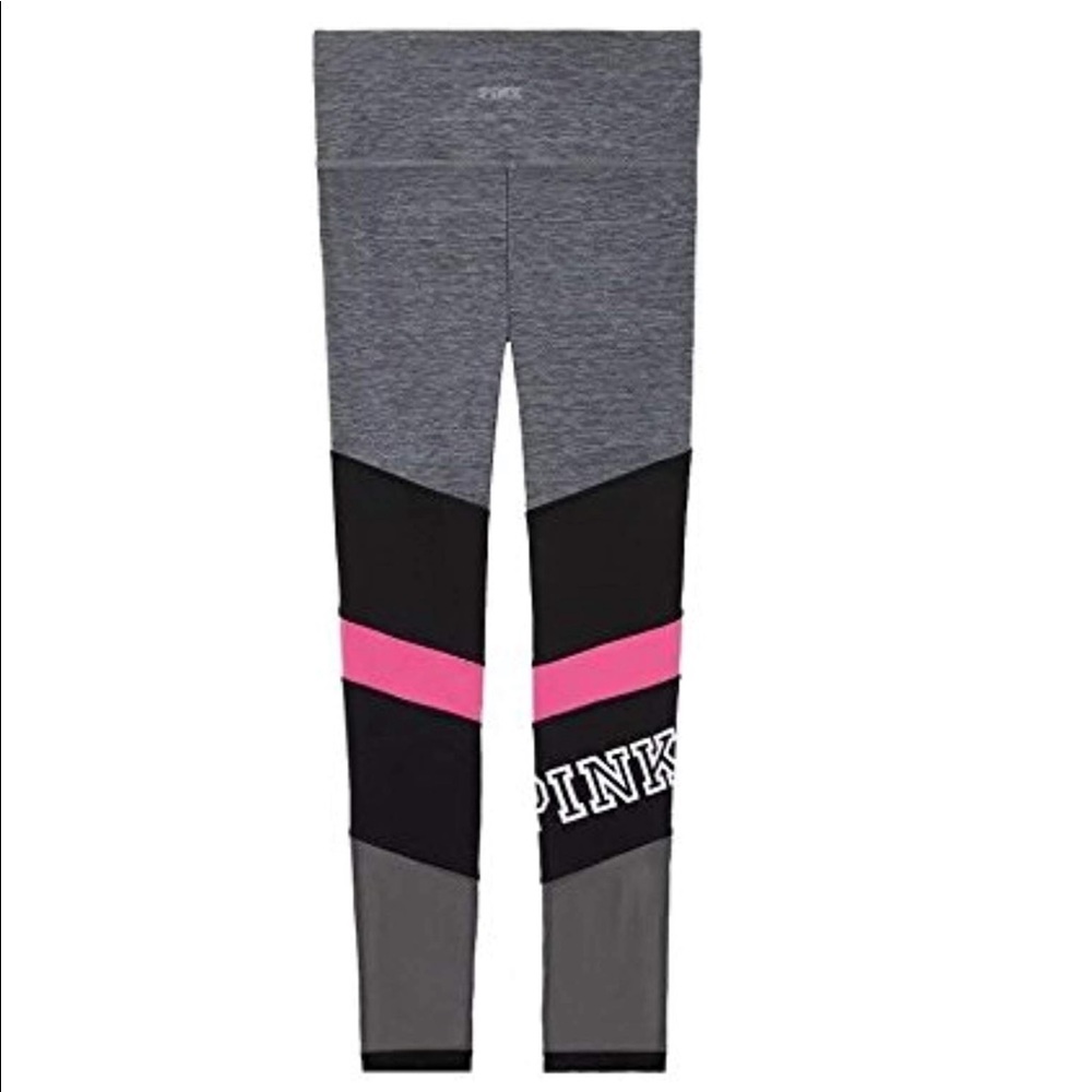VS Pink Ultimate High Waist Mesh Legging Gray - Picture 3 of 5